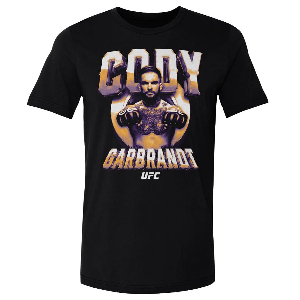 2026 Estate UFC Cody Garbrandt Grafica Combattimento Maglietta Sportiva Cotone Manica Corta Larga Tempo Libero Fitness Unisex