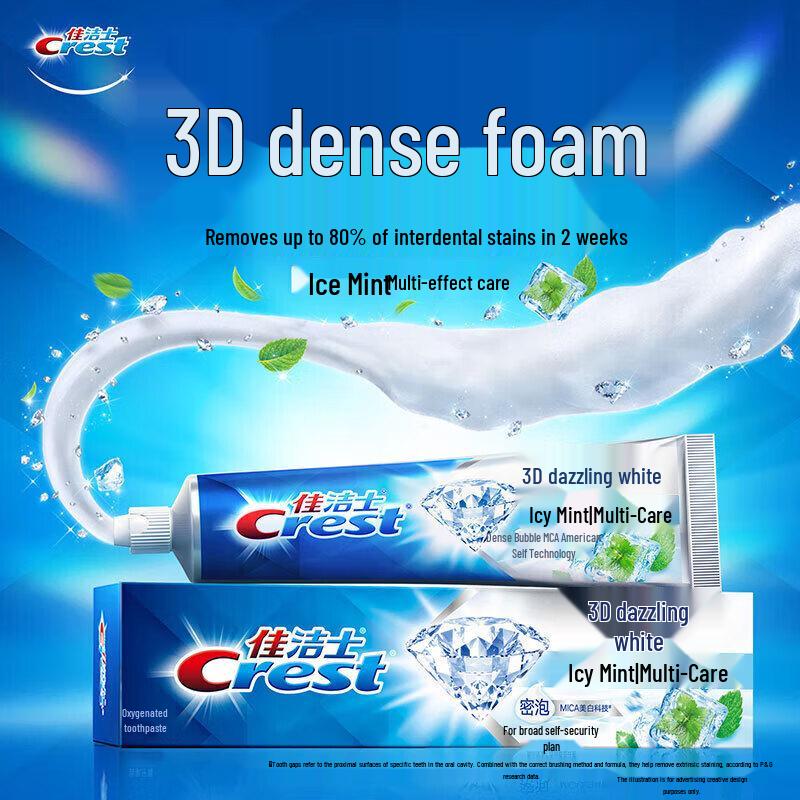 Crest 3D White Icy Mint Toothpaste