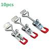 10 PCS Toggle Latch Clamp 4001 100Kg 220Lbs Holding Capacity Horizontal Type for Hand Tool for Welding, Jigging, Repairing