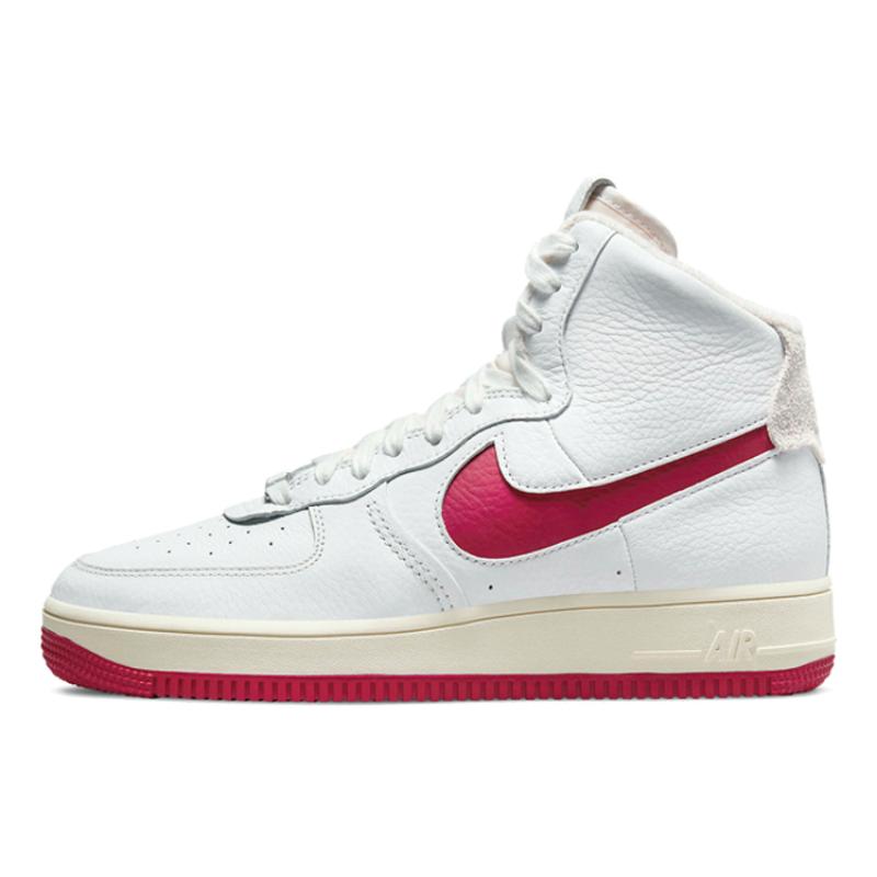 Nike Air Force 1 High Sculpt Summit White Gym Red Women's Sneakers DC3590-100