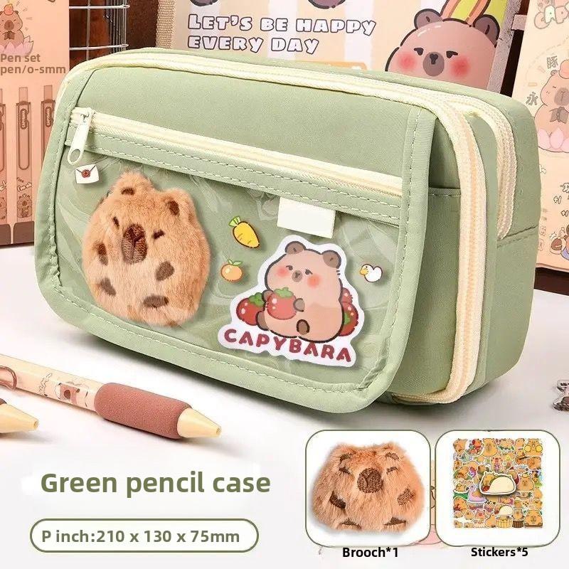 Dolphin Nine Layer Pen Bag Large Capacity Pain Pack Pen Bag Multi Functional Stationery Box Pen Box Back To School Season