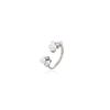Diamond Pearl Adjustable Open Ring - Elegant, High-End Design
