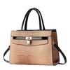 Temperament handbag New large-capacity stone pattern messenger bag Fashion casual commuter shoulder bag