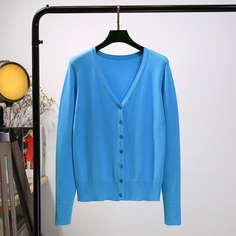 Damen Strickjacke - Leicht, Langarm, Kurzer Stil für Frühling und Herbst