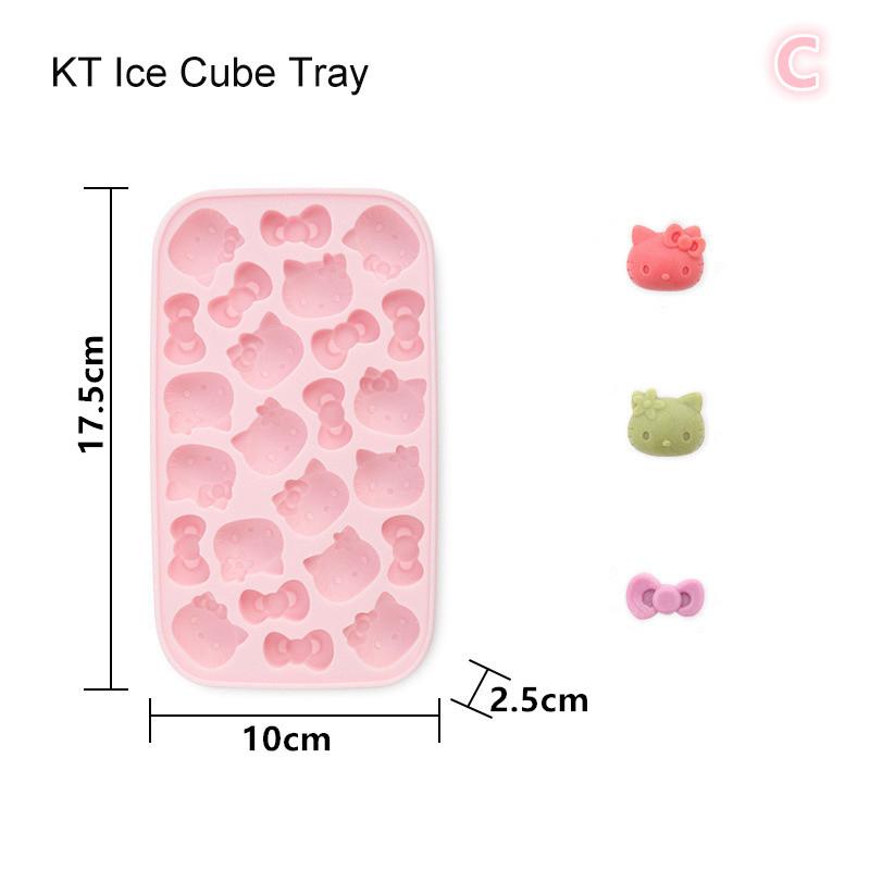 

Милый набор силиконовых форм Hello Kitty с крышкой для DIY рисовых шариков, шоколада, летних напитков, форма для льда, кухонные инструменты для выпечки