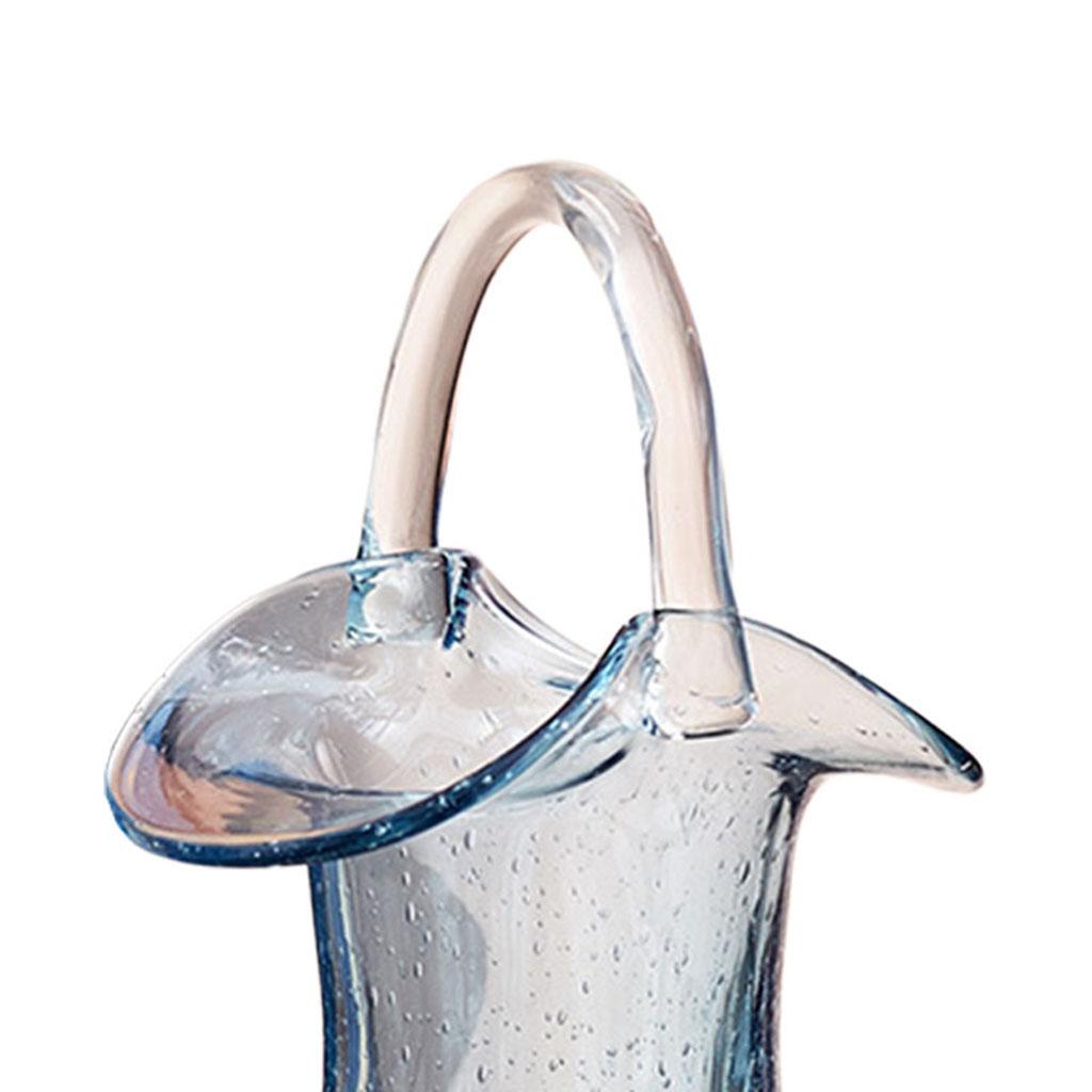 Vase with Handle Living Room Desktop Fish Tank Outdoor Artistic Decoration Floral Display ,