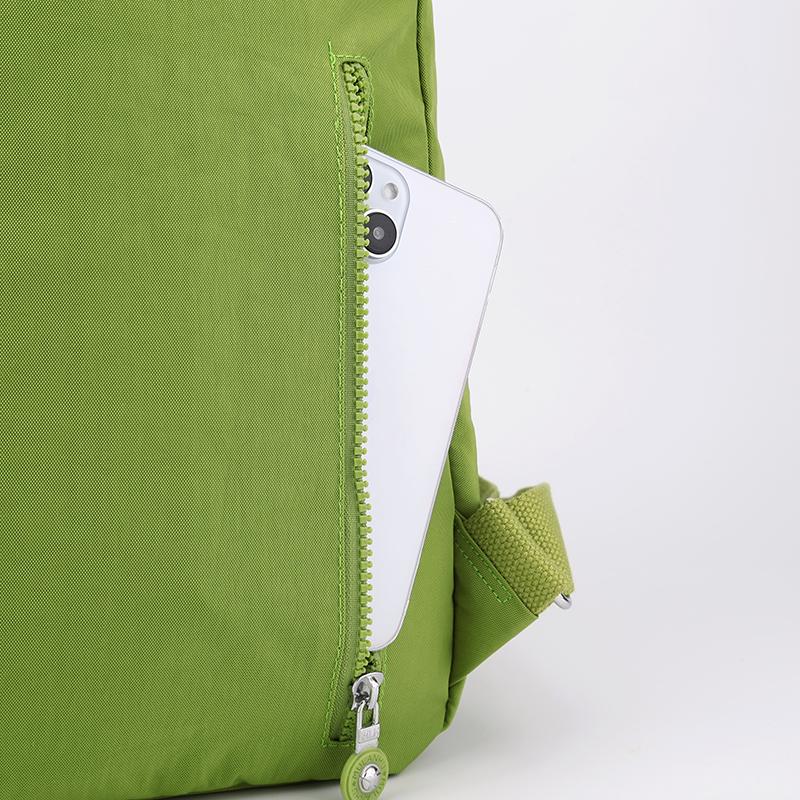 Solid Color Women's Backpack Large Capacity Nylon Backpack