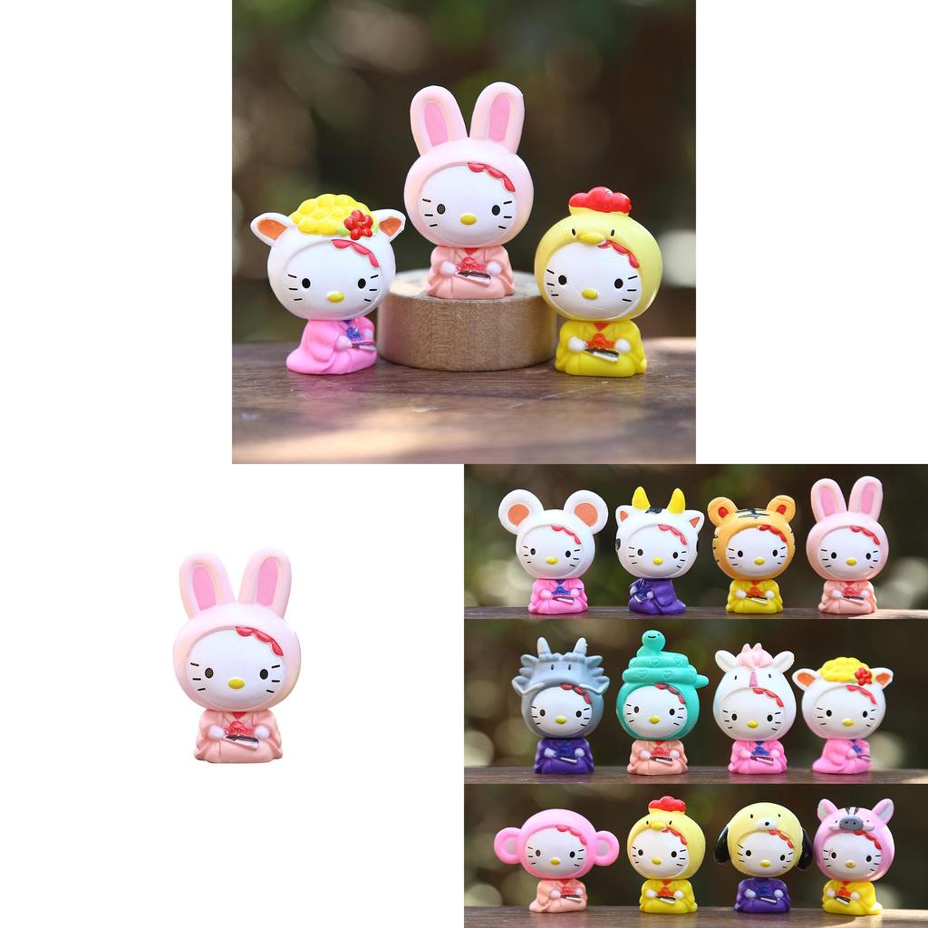 Adorable Pvc Zodiac Animal Figures Collectible Toys For Kids Fun And Learning