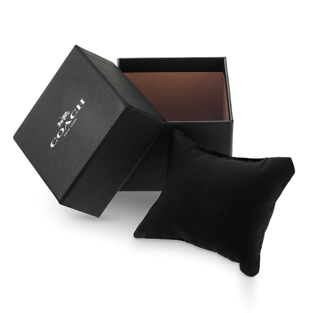 Coach SAMMY Brown Brown Leather 14504426 Women's Watch, Dial, Strap, (Official Import)