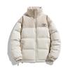2025 Winter Trendy Stand Collar Color Block Windproof Cotton Jacket for Men and Women