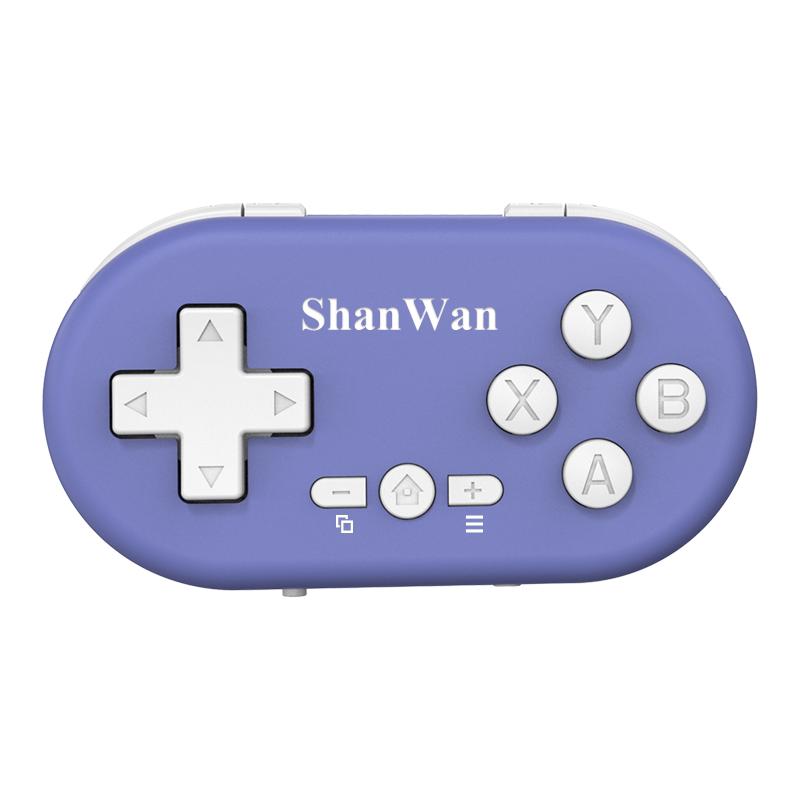

Shanwan Wireless Bluetooth Mini Slim Game Controller Q36Xdv Portable Multi Platform For Ios Android Pc Mfi Support Dual Play