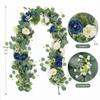 1pc Artificial Eucalyptus Flower Garland For Home Festival Wall Hanging Garden Wedding Party Decoration