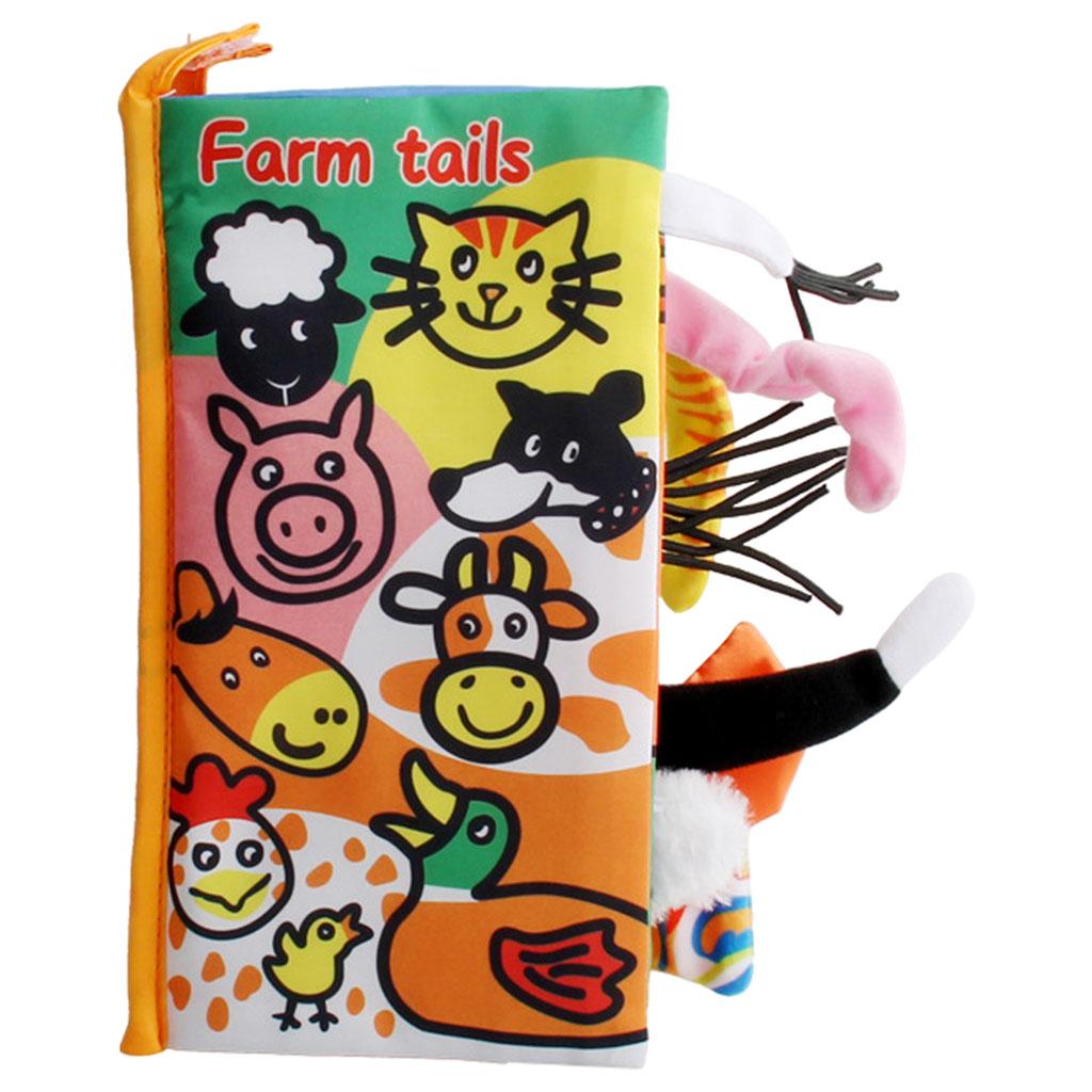 Book Crinkle Development Interactive Stroller Toy 0-6 Months
