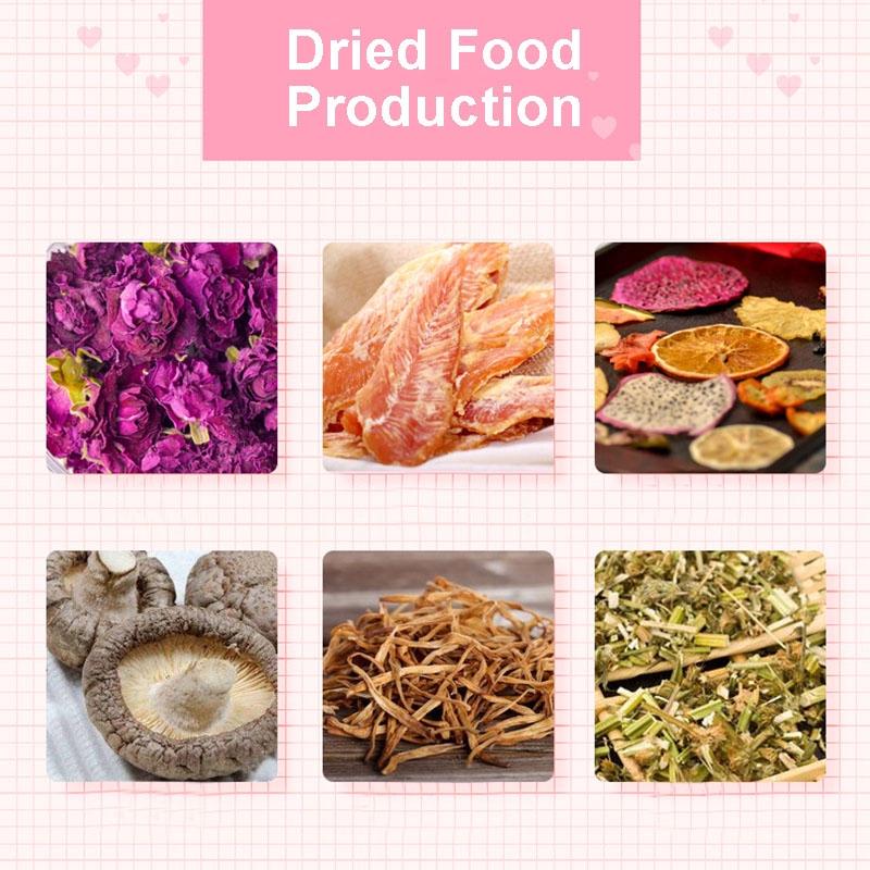 300W Stainless Steel Electric Food Dehydrator Dried Fruit Machine Vegetable Dryer Beef Jerky Meat Drying Machine