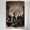 Sons of Anarchy Vintage Metal Tin Sign Motorcycle Club Biker Art Wall Decor for Bar Cafe Man Cave Home