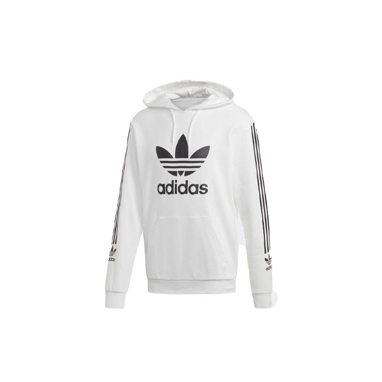Adidas Originals Trefoil Large Logo Hoodie Men Hoodie White FL8909