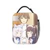 NEKOPARA  Lunch Bag For Child  Custom Lunch Box Kawaii Outdoor Picnic Cooler Bag Portable Insulated Oxford Tote Food Bags