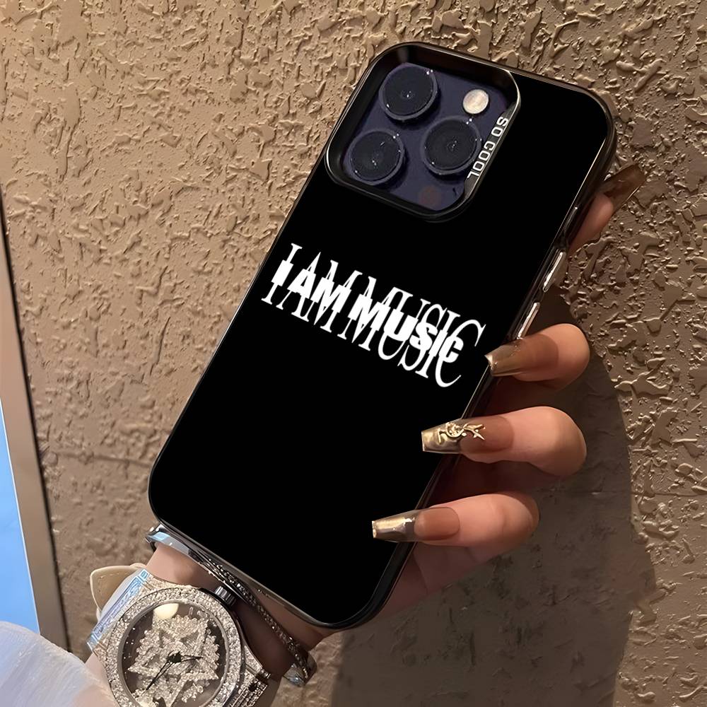 I AM MUSIC P-Playboi Carti Phone Case For iPhone 16,15,14,13,12,11,Pro,XS,Max,Plus,Mini,SE Black Candy Matte Shockproof Cover