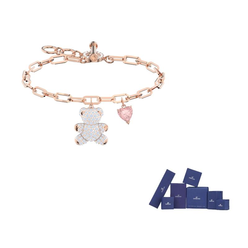 Swarovski Bracelets Womens Rose Gold