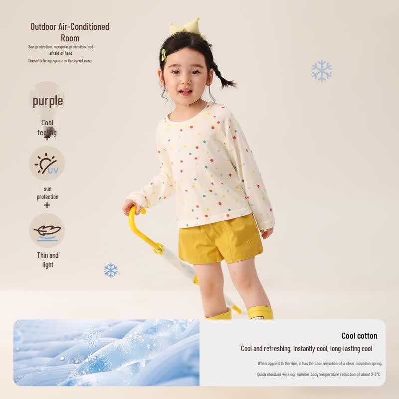 LUSON Baby Girl Summer Breathable Sun Protection Jelly Cardigan