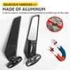 Motorcycle Mirrors Stealth Winglets Mirror Kits To Rotate Adjustable MirrorsFor YAMAHA MT03 MT07 MT09 MT10 XMAX KTM BMW S1000R