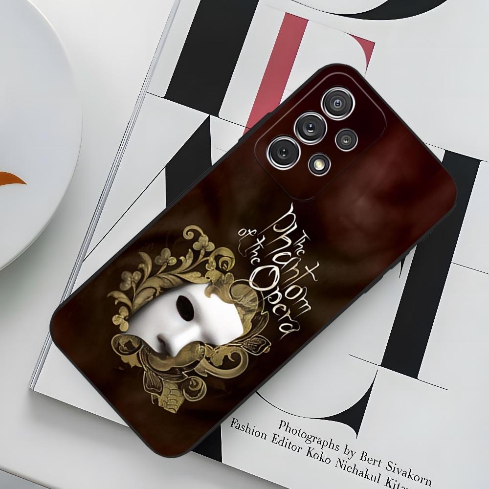 The Phantom Of The Opera Phone Case for Sumsung Galaxy S24 S23 S22 S21 S20 A24 A34 N20 M54 A54 A53 Fe Plus Ultra Black Soft Cove