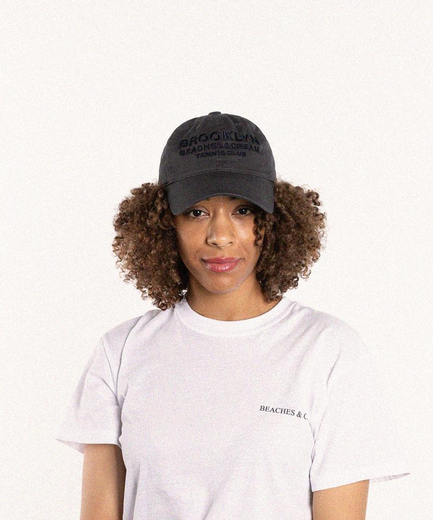 Bichiseuaenkeulim Brooklyn Tennis Club Ball Cap-Charcoal