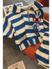 Women's Summer 2023 Casual Striped Two-Piece Suit: Short-Sleeve Top and Shorts for a Chic, Relaxed Style