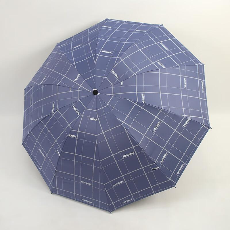 OEING Classic Plaid Double Business Umbrella