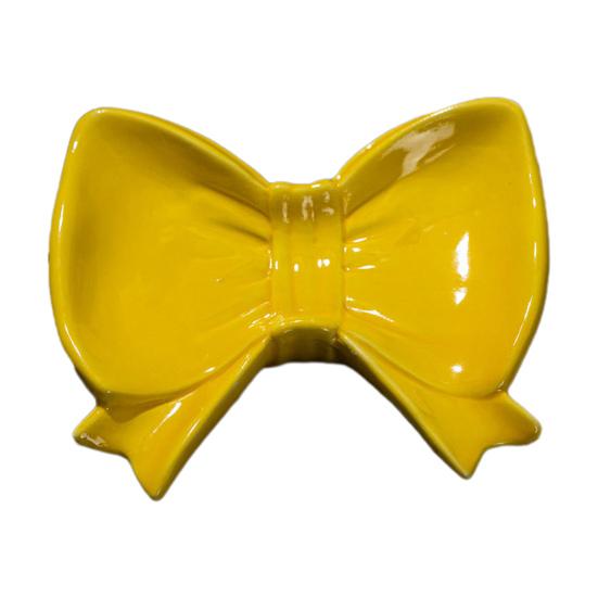 Bow Soap Dish Bathroom Ceramic Soap Holder with Self Draining No Water Accumulation Soap Tray for Home Dormitory Washbasin Bathroom Shelf