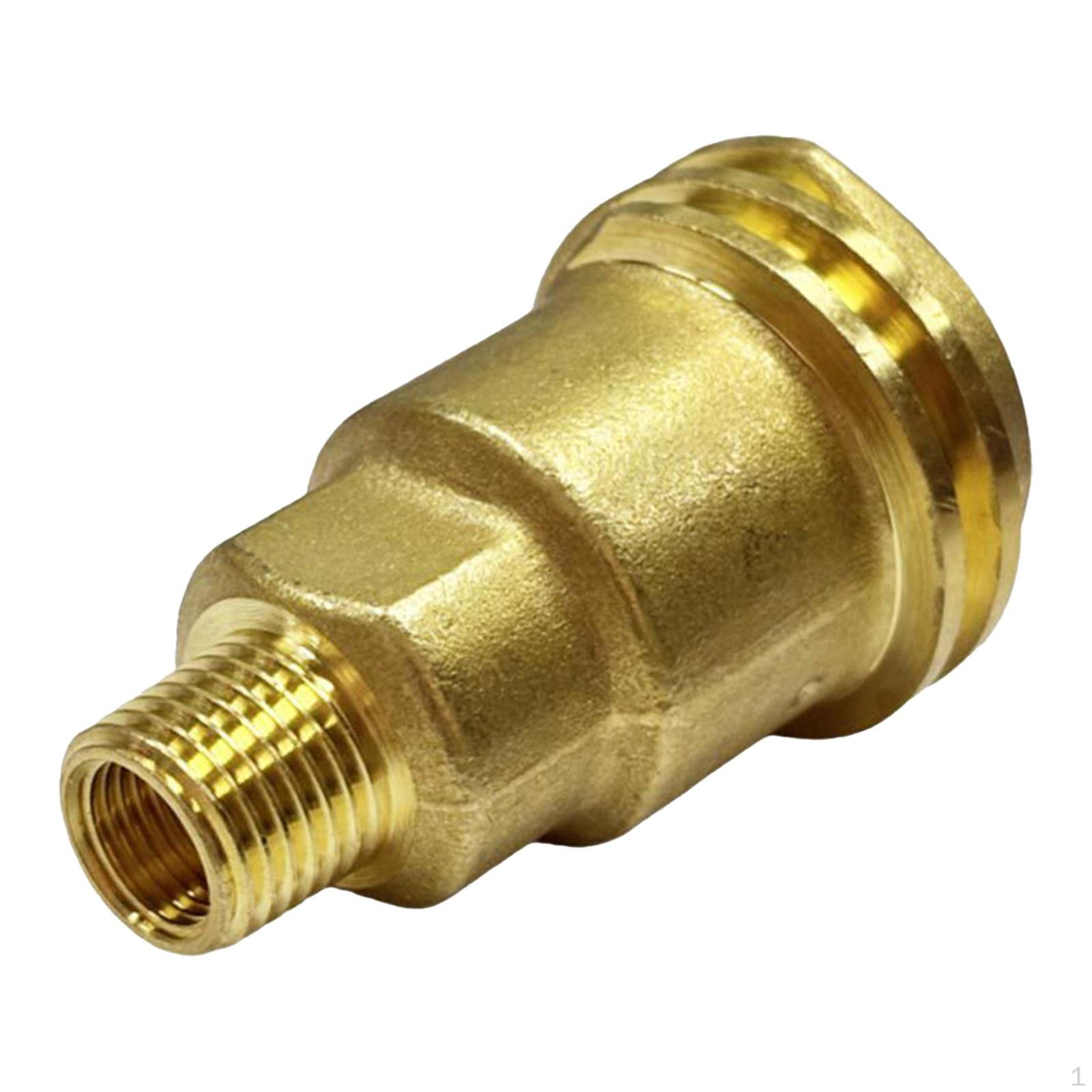 

Propane Gas Fitting Hose Adapter Tank Conversion Quick Connector Premium Easy to Install 1/4NPT