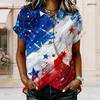 Plus Size Women Collared Short Sleeve Blouse Sparkling Pink Diamond Heart Print Button Front Casual Summer Top