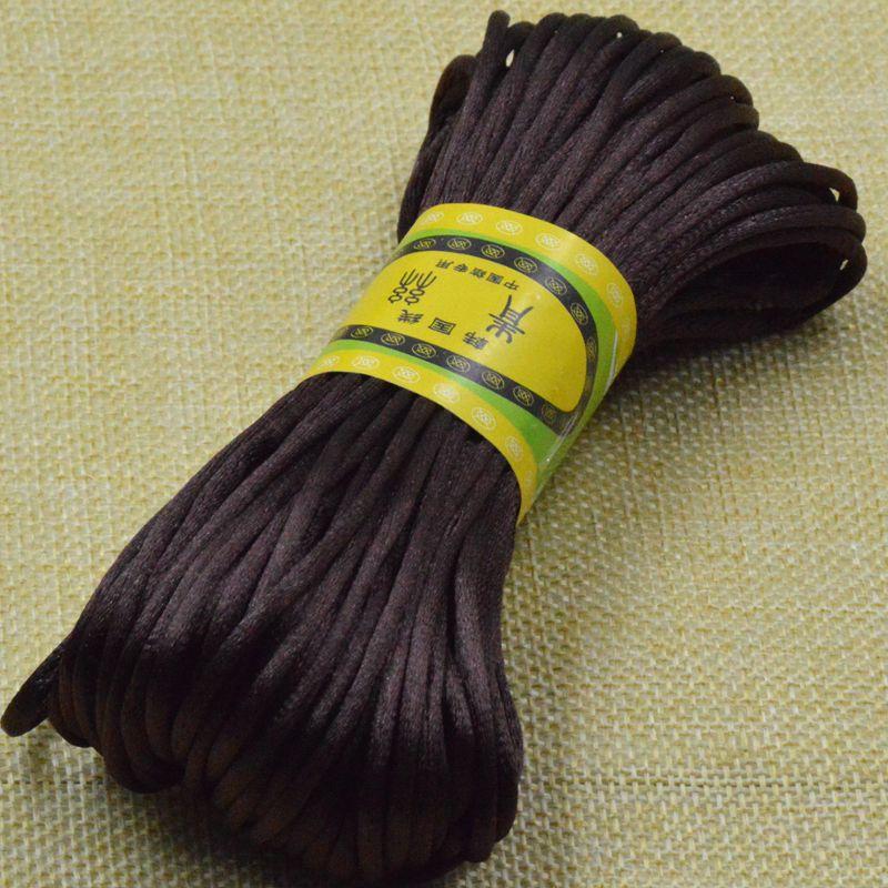 Line 5 Chinese Knot Wire, Bracelet Jewelry Accessories Braided Rope Diy Handmade Material Silk 20 Meters Per Tie