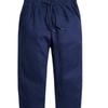 Polo Ralph Lauren Solid Color Lace-Up Mid-Rise Slim Fit Straight Leg Casual Pants Men Pants Dark-Blue MNPOPNT1BQ20420-410