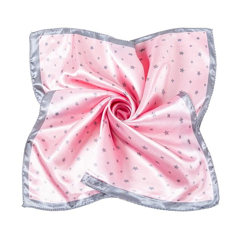 

1Pc 50x50CM Fashionable Hijab Elegant Bandana Flight Attendants Square Women s Scarfs Polyester