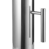 Stainless Steel Water Pitcher with Ice Guard 1.5L Capacity Ergonomic Handle Fruit Pitcher for Cold Drink Beverage