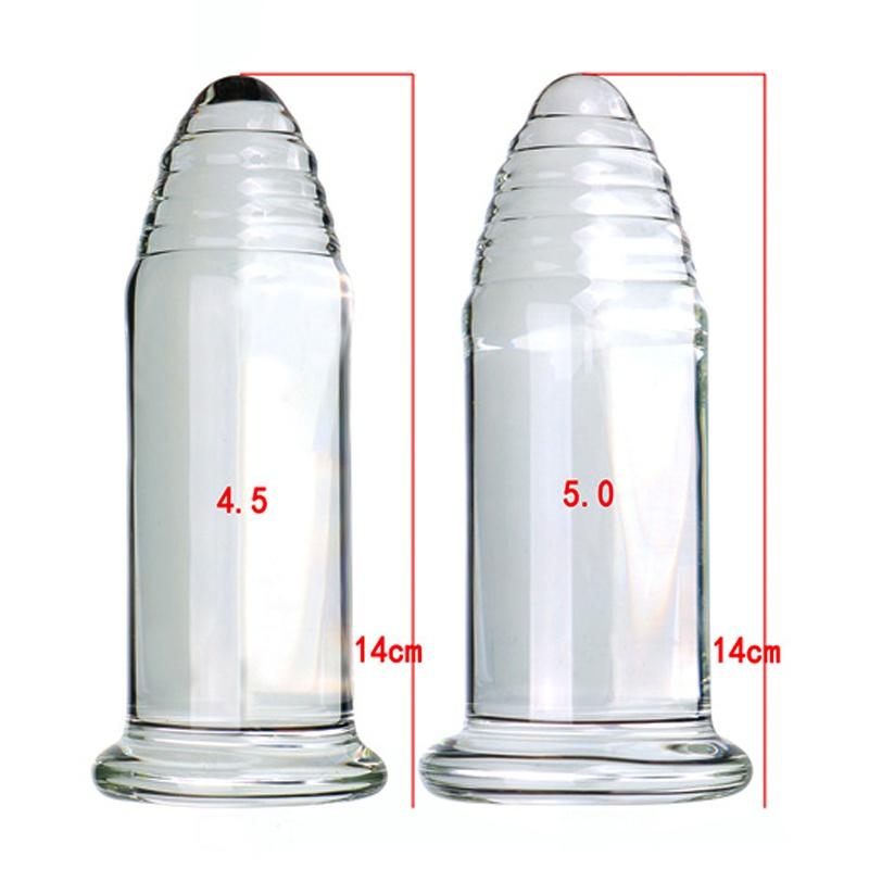 VaHppy Large Glass Anal Plug