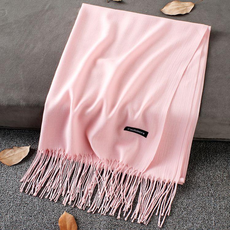 Sciarpa in cashmere spessa ed estesa autunno e inverno 2024, versatile sciarpa calda da donna, sciarpa a doppia faccia, scialle