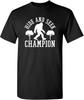 Bigfoot Hide And Seek Champion T-shirt