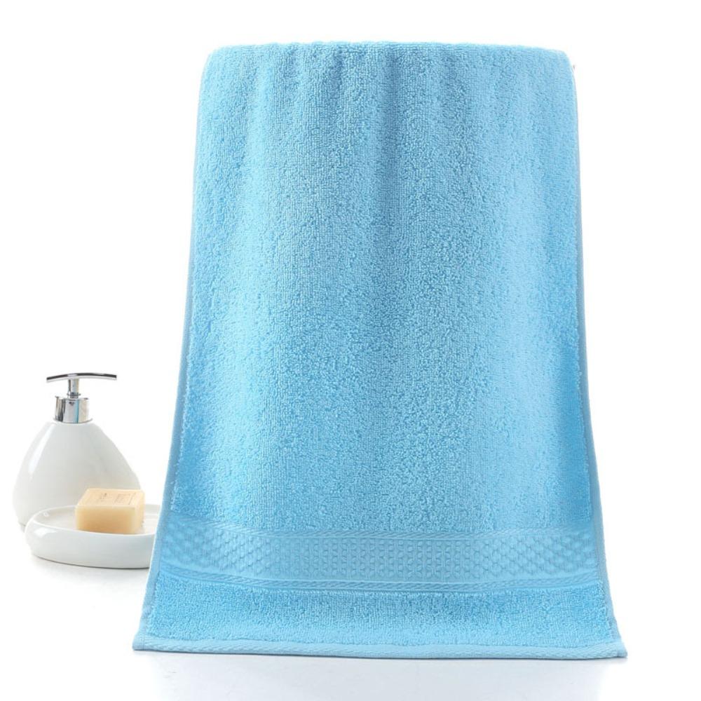 Spot large thickened cotton souvenir towel hotel men's sports face towel plain color broken gear water absorption