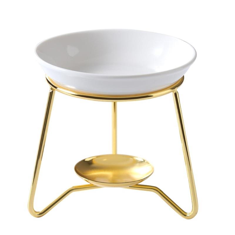 Decorative Ceramics Essential Oil Burners Aromatherapies Scent Diffuser Tealight Candle Holder Rack for Meditations Room