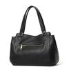 Aidrani Genuine leather women's tote bag, solid color, large capacity cowhide handbag, casual shoulder bag