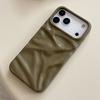Coffee Color 3D Water Ripple Pattern Phone Case For iPhone 17 16 15 14 13 12 11 Pro Max Soft Shockproof Silicone Cover Girls