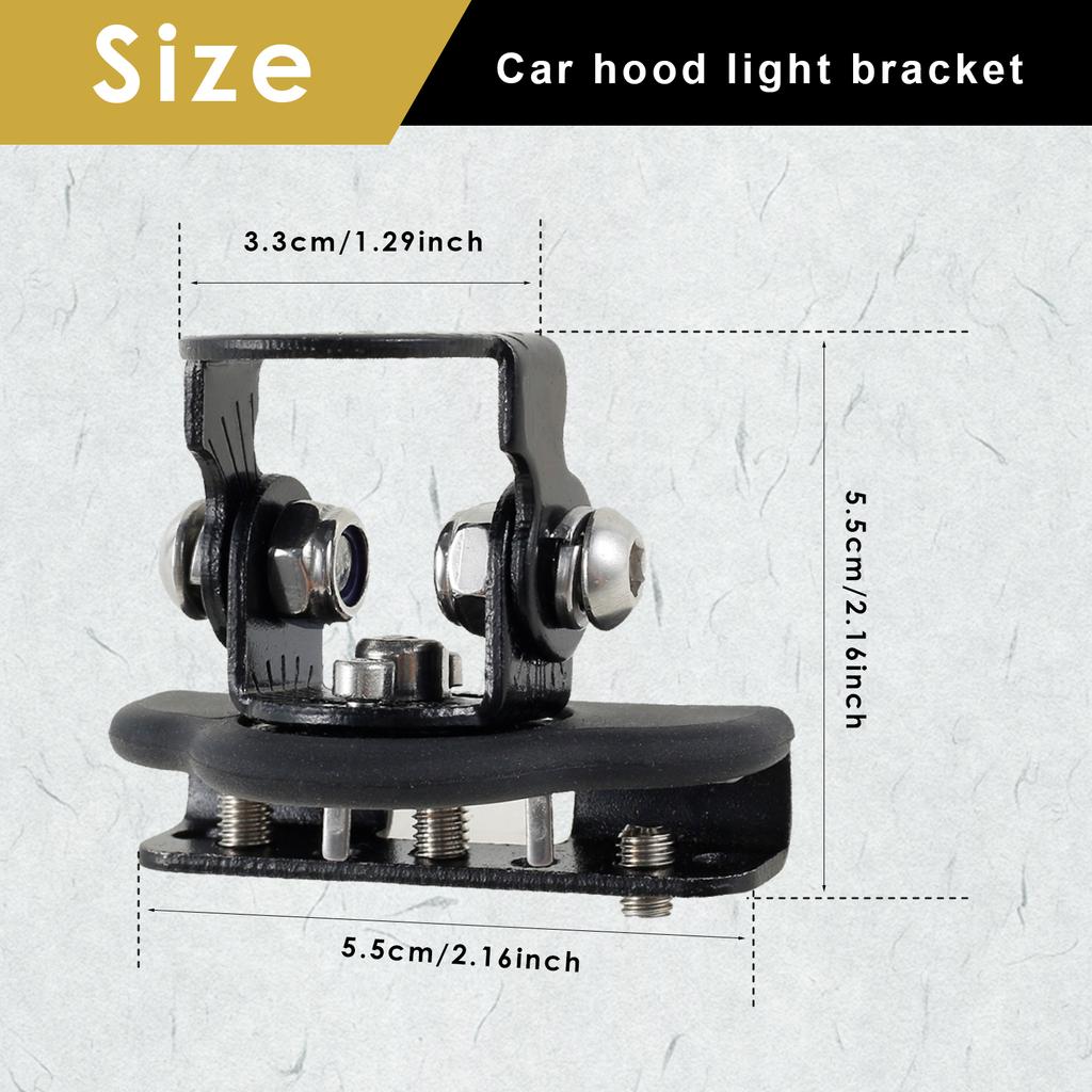 2/4 buc Suport Far Auto LED Lumină de Lucru Suport de Montaj Oțel Inoxidabil Lumini Inundație Bază Proiector Suport de Montaj