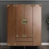 Chinese Antique Furniture Copper Fittings 140/180/240mm Cabinet Handle Shoe Bookcase Wardrobe Door Handle Retro Furniture
