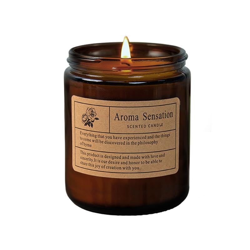 Les bougies parfumées offrent un arôme longue durée pour favoriser le sommeil.. Lumière Romantique pour Chambre à Coucher Ornements Parfumés aux Huiles Essentielles
