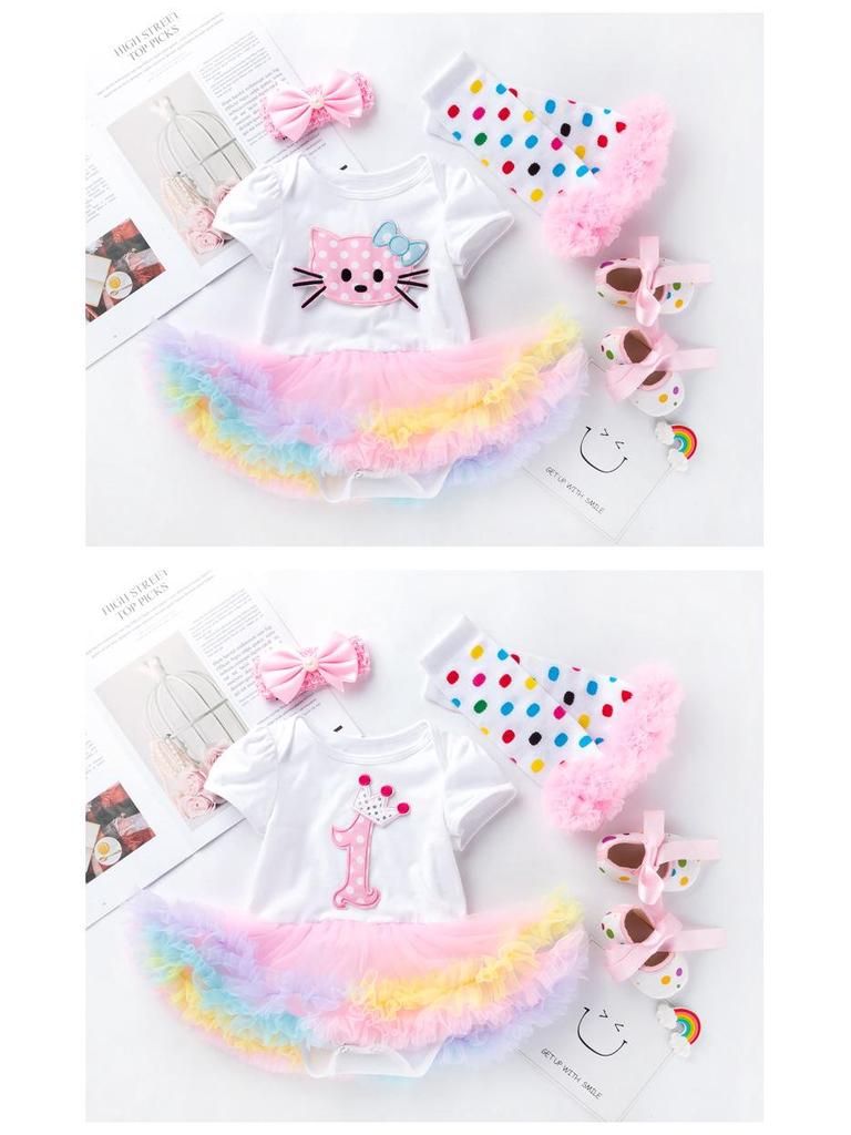 Infant Holiday Romper: Cartoon Letter Bodysuit for Babies