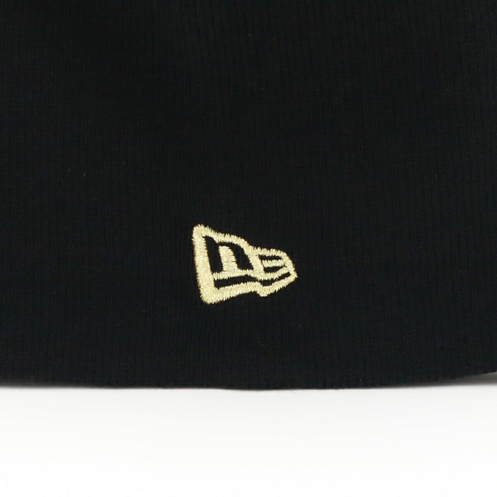 New Era Basic Beanie N0002318 Black x Gold Free Size
