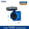IP67 Three-Phase Industrial Plug Socket: 63A/125A, Waterproof, Aviation Plug, Male-Female, 3/4/5 Core.