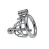 Chastity Device Chastity Lock Metal Penis Cage with Catheter Men Go Out Wear Adult Supplies Sex Toy Bondage